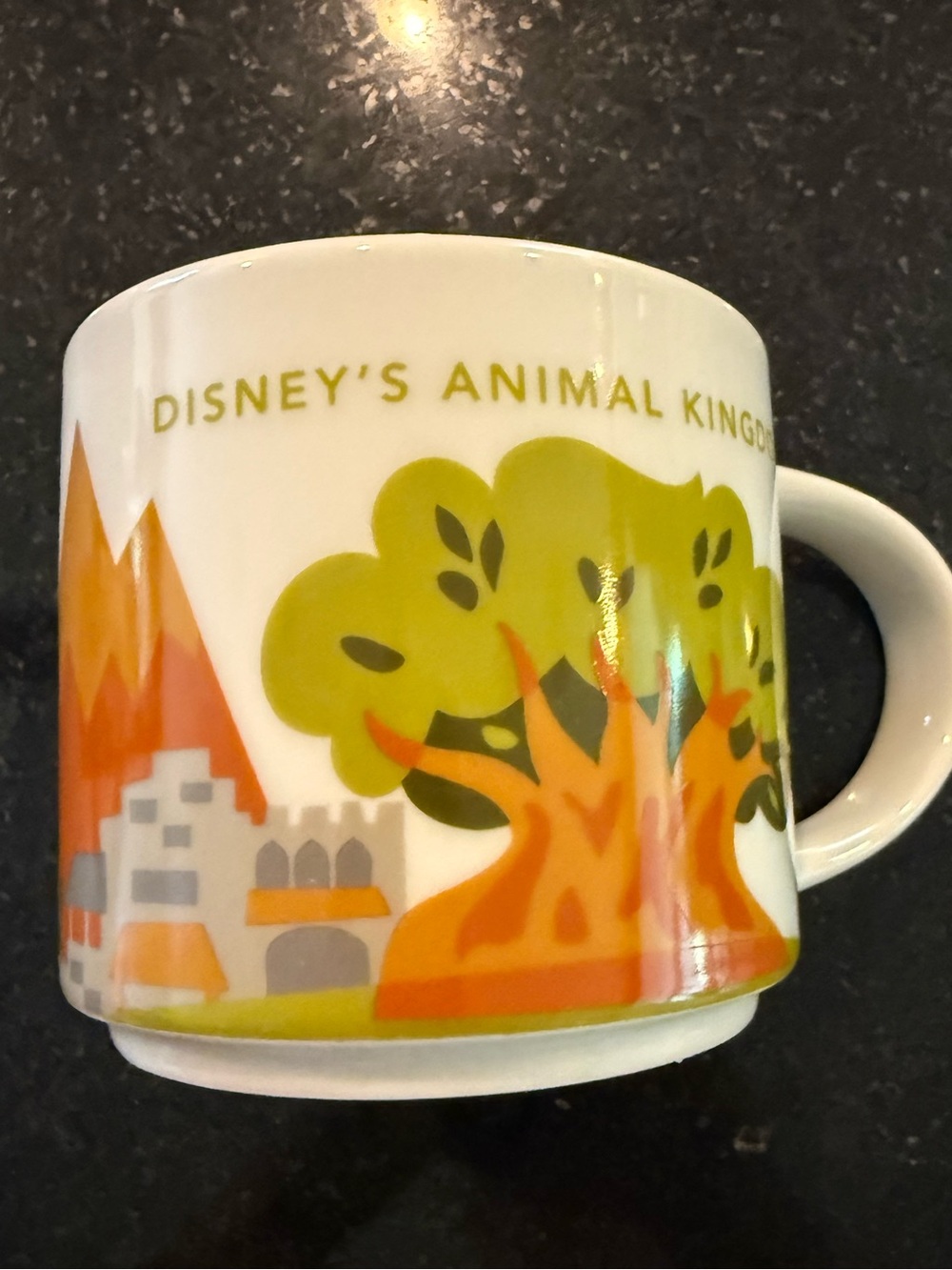 Disney Animal Kingdom Starbucks you are here mug
